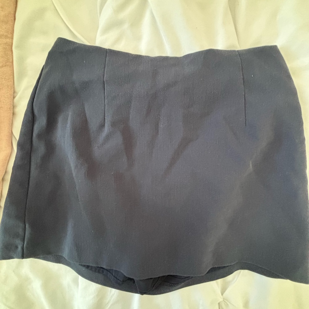 Abercrombie & Fitch Navy Mini Skort